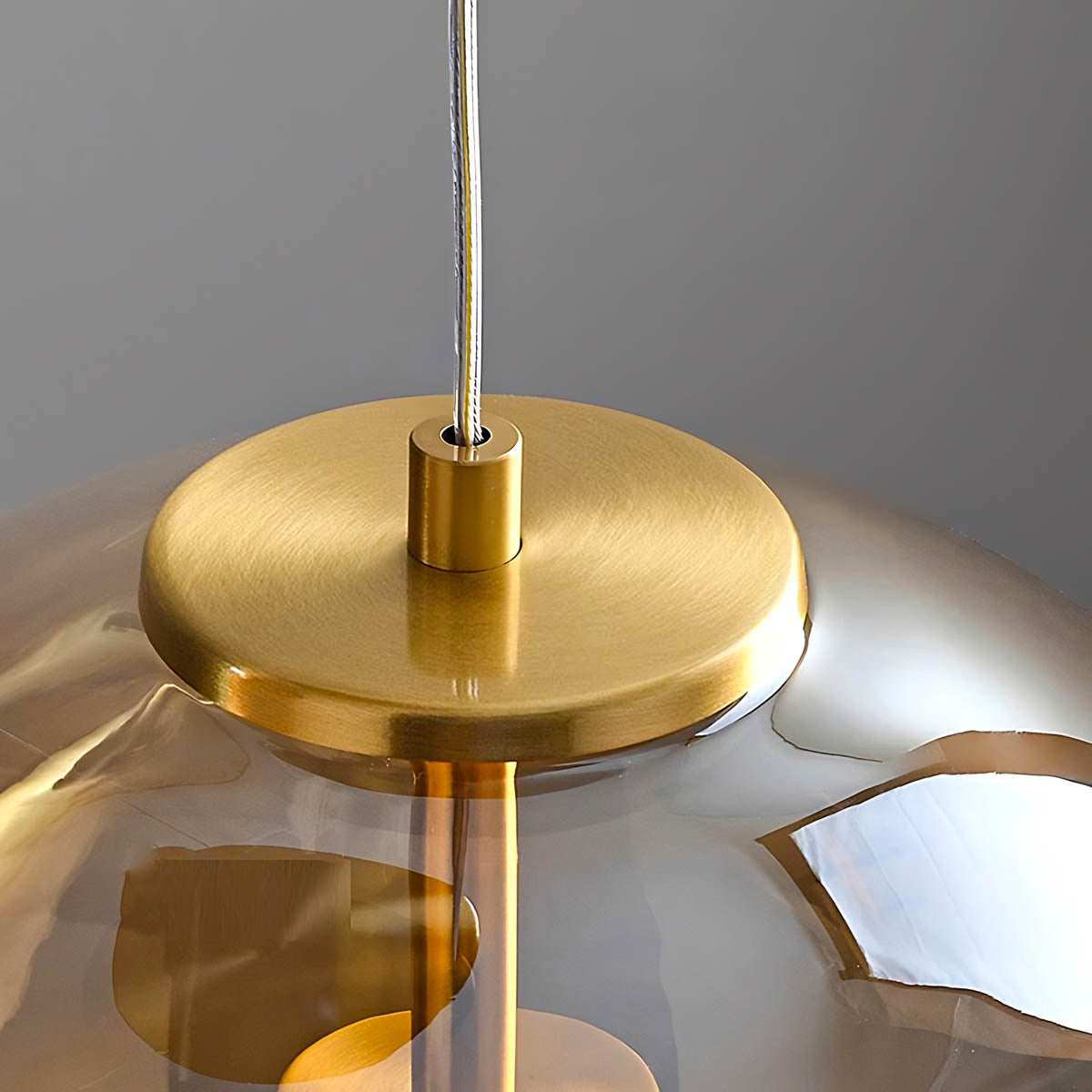 Rowan Span Glass Linear Chandelier — gallery image 17