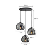 Rowan Span Glass Linear Chandelier — gallery image 18