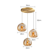 Rowan Span Glass Linear Chandelier — gallery image 21