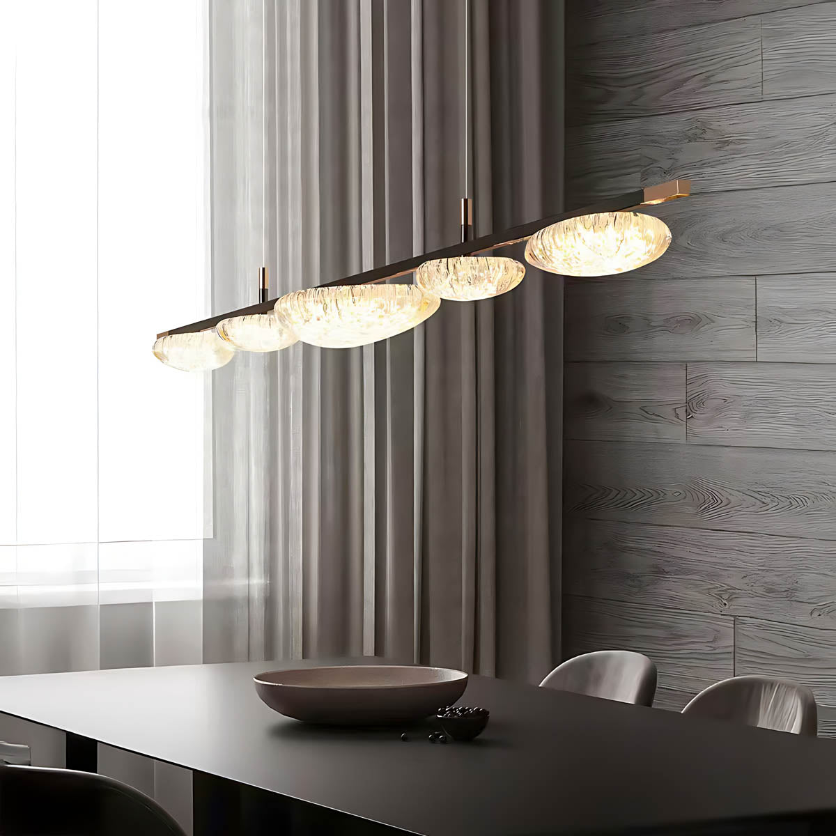 Hawthorn Span Acrylic Linear Chandelier — gallery image 5