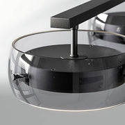 Wren Span Glass Linear Chandelier — gallery image 17