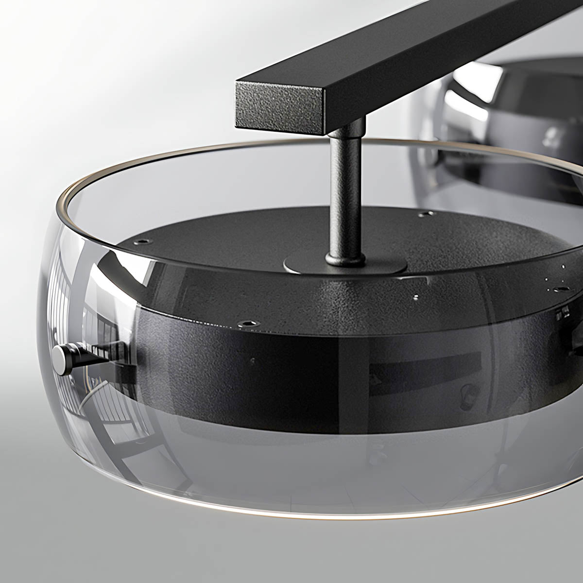 Wren Span Glass Linear Chandelier — gallery image 17
