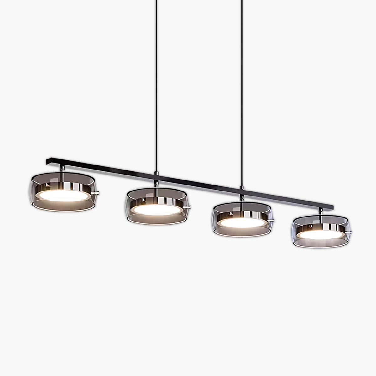 Wren Span Glass Linear Chandelier — gallery image 1
