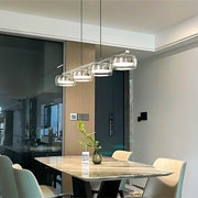 Wren Span Glass Linear Chandelier — gallery image 9
