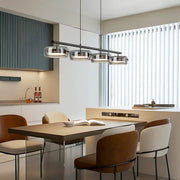 Wren Span Glass Linear Chandelier — gallery image 4