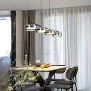 Wren Span Glass Linear Chandelier — gallery image 11