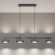 Wren Span Glass Linear Chandelier — gallery image 15