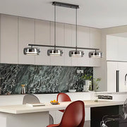 Wren Span Glass Linear Chandelier — gallery image 7