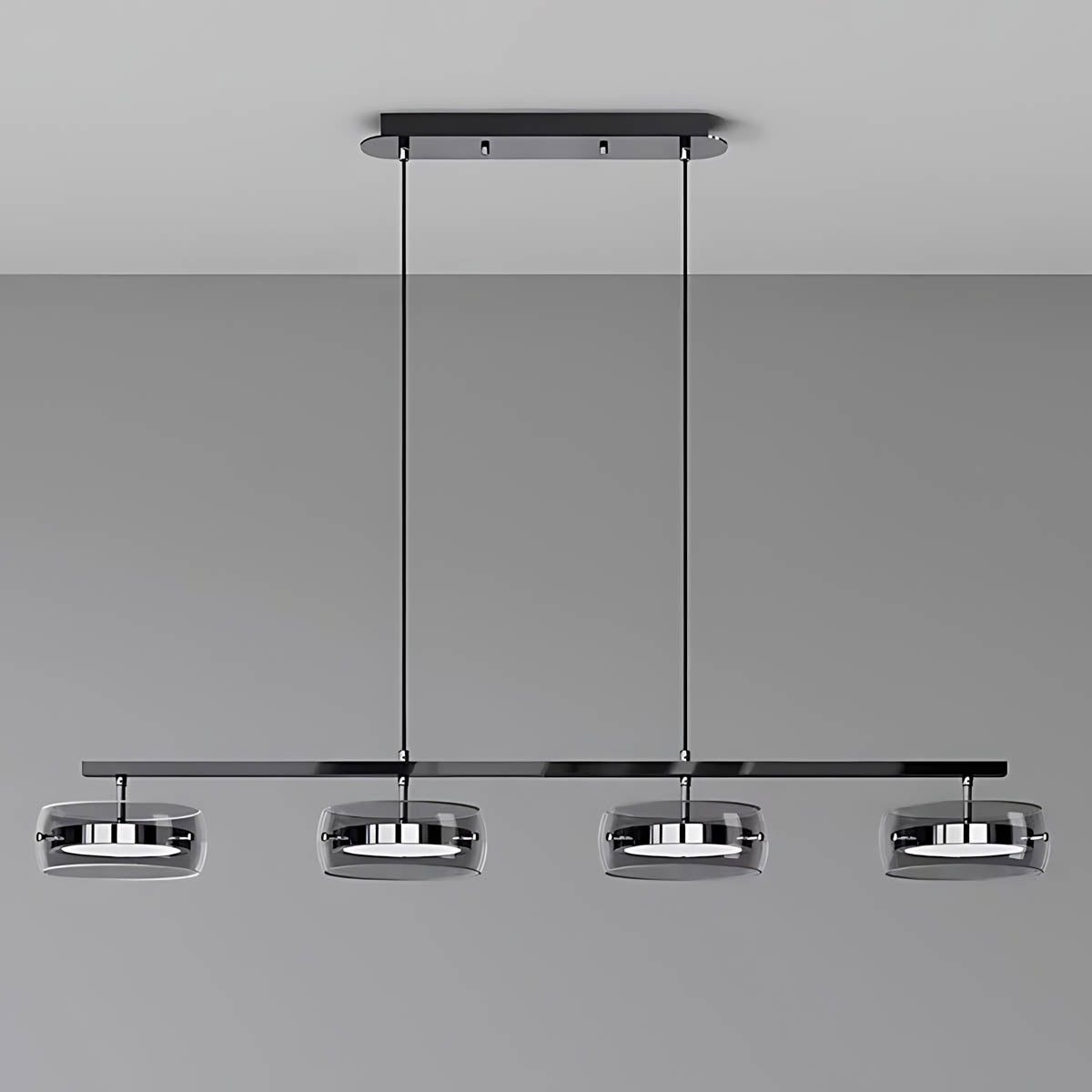 Wren Span Glass Linear Chandelier — gallery image 26