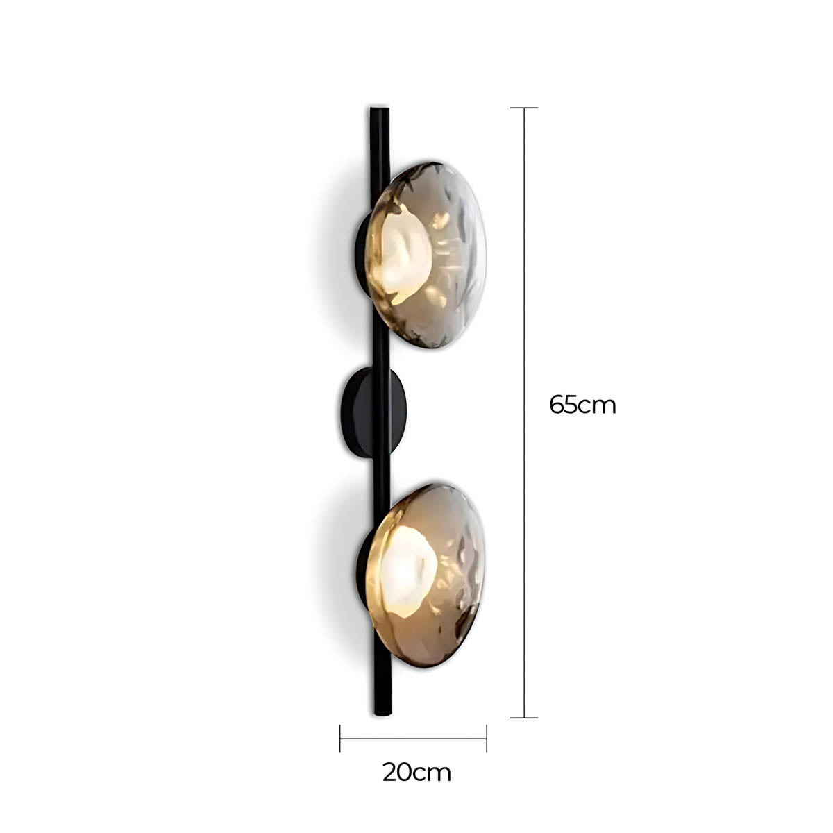 Sorrel Span Glass Wall Sconce — gallery image 15