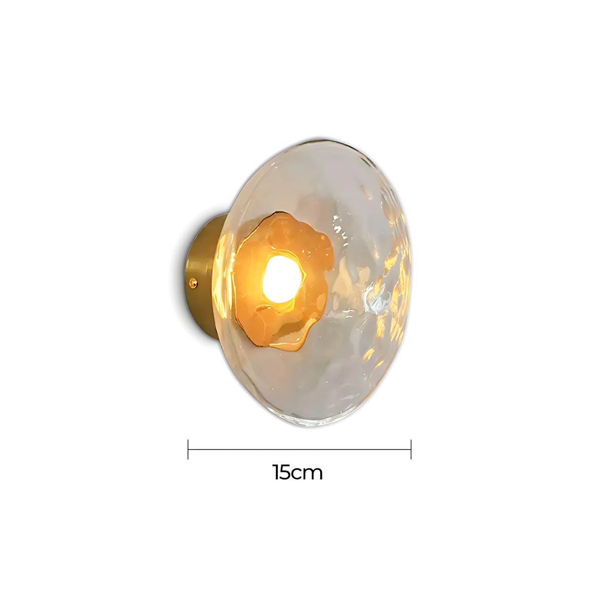 Sorrel Span Glass Wall Sconce — gallery image 19