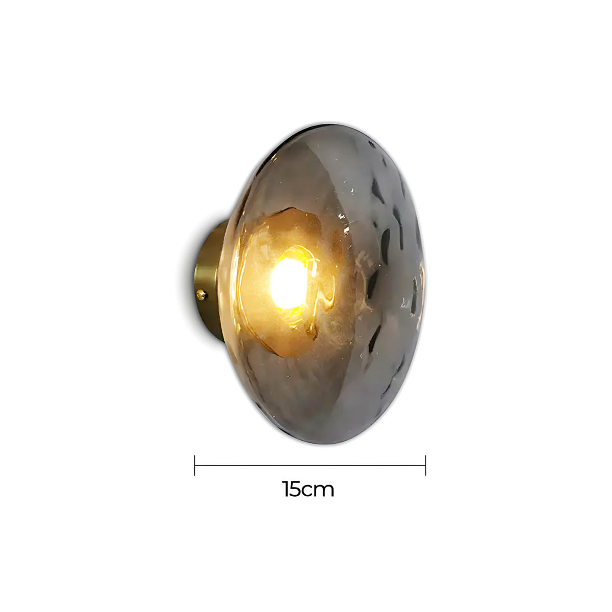 Sorrel Span Glass Wall Sconce — gallery image 26