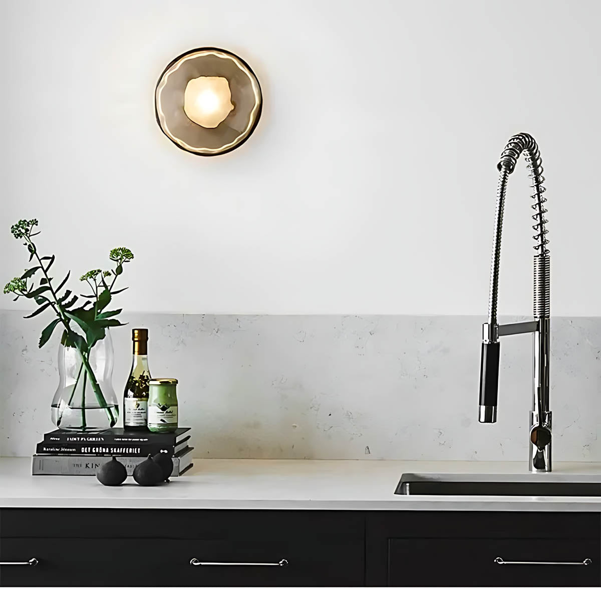 Sorrel Span Glass Wall Sconce — gallery image 7