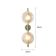 Sorrel Span Glass Wall Sconce — gallery image 28