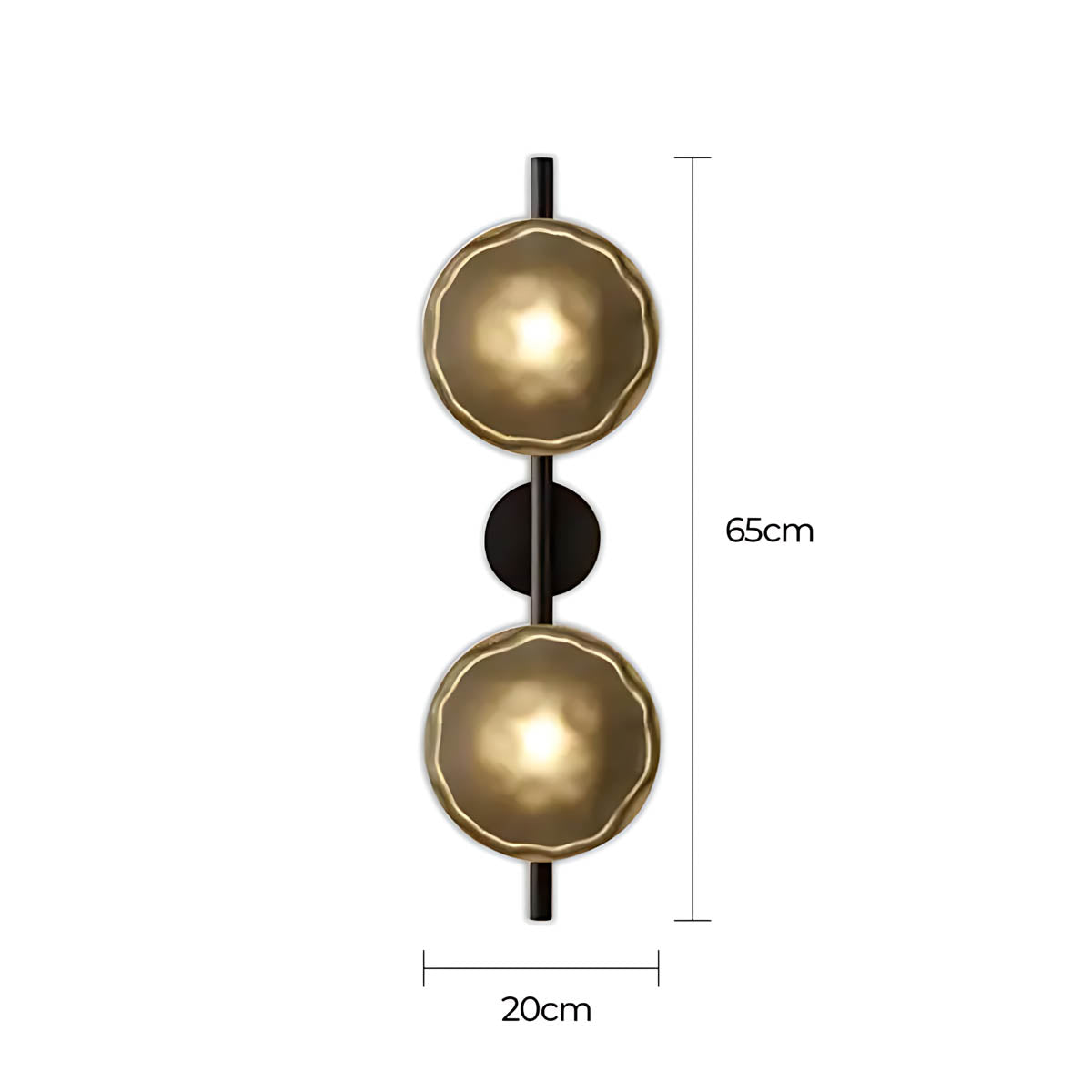 Sorrel Span Glass Wall Sconce — gallery image 29
