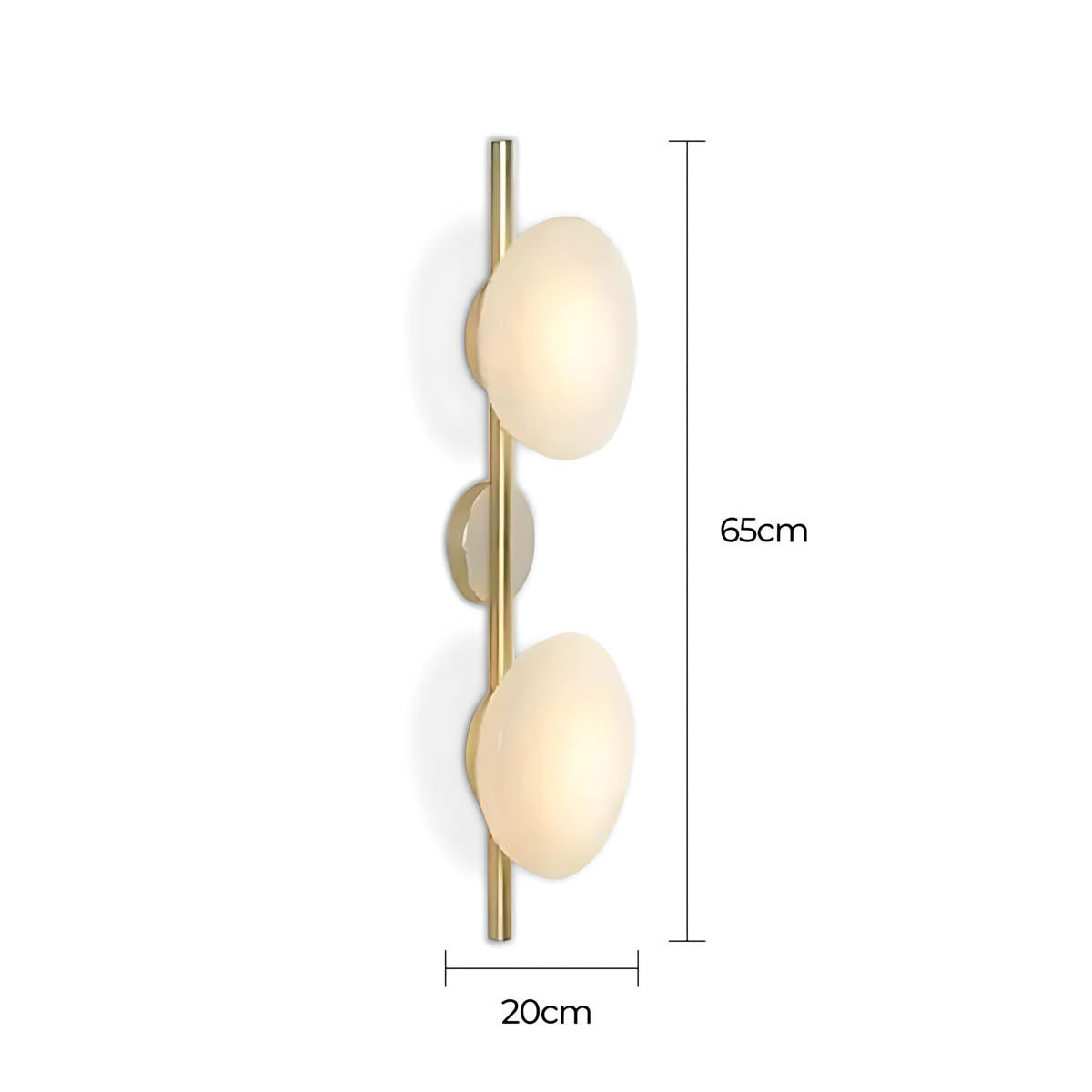 Sorrel Span Glass Wall Sconce — gallery image 30