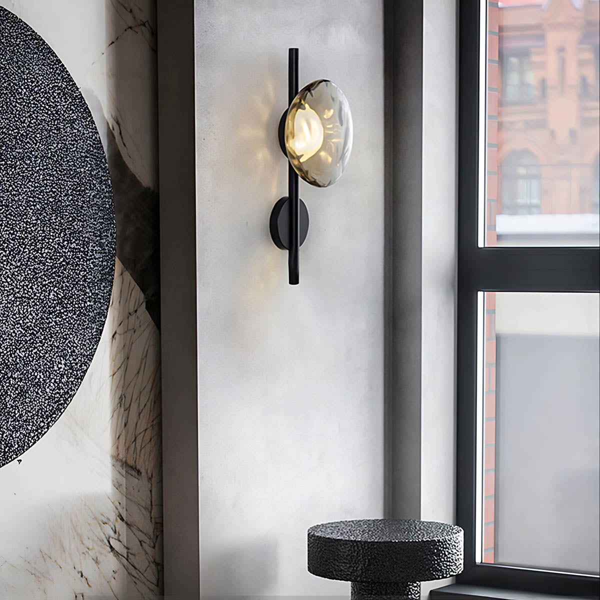 Sorrel Span Glass Wall Sconce — gallery image 8