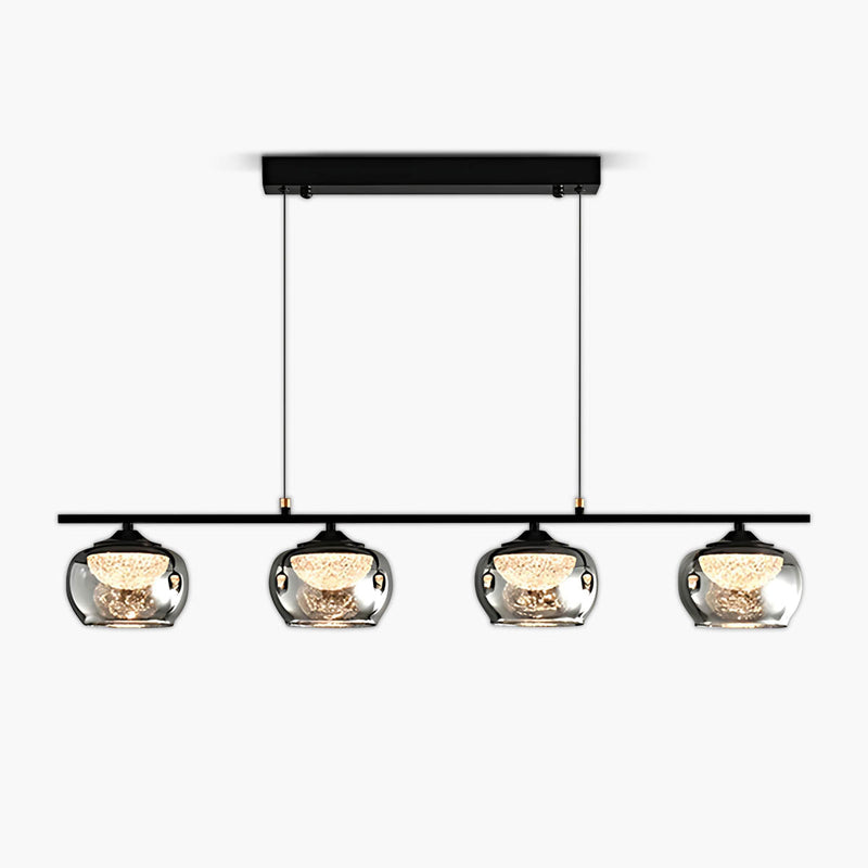 Tilden Span Glass Linear Chandelier — gallery image 1