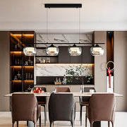 Tilden Span Glass Linear Chandelier — gallery image 5