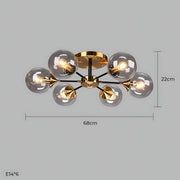 Fenwick Span Glass Chandelier — gallery image 29