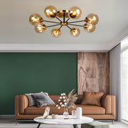 Fenwick Span Glass Chandelier — gallery image 4