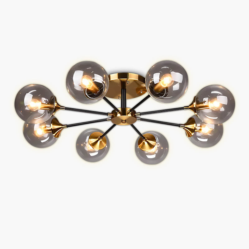 Fenwick Span Glass Chandelier — gallery image 1