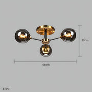 Fenwick Span Glass Chandelier — gallery image 33