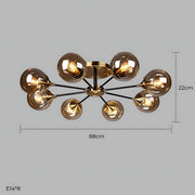 Fenwick Span Glass Chandelier — gallery image 26