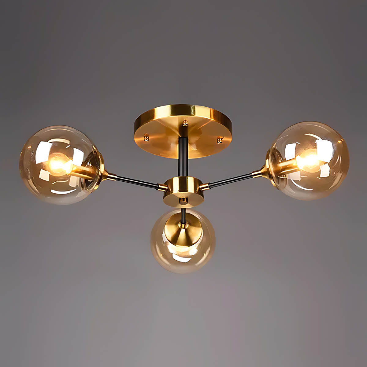 Fenwick Span Glass Chandelier — gallery image 13