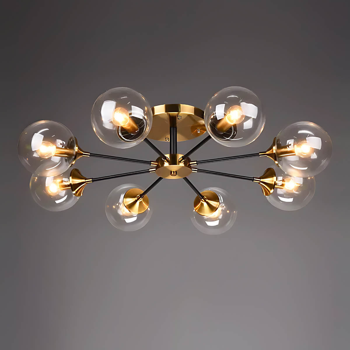 Fenwick Span Glass Chandelier — gallery image 23