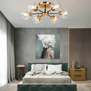 Fenwick Span Glass Chandelier — gallery image 8
