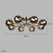Fenwick Span Glass Chandelier — gallery image 11