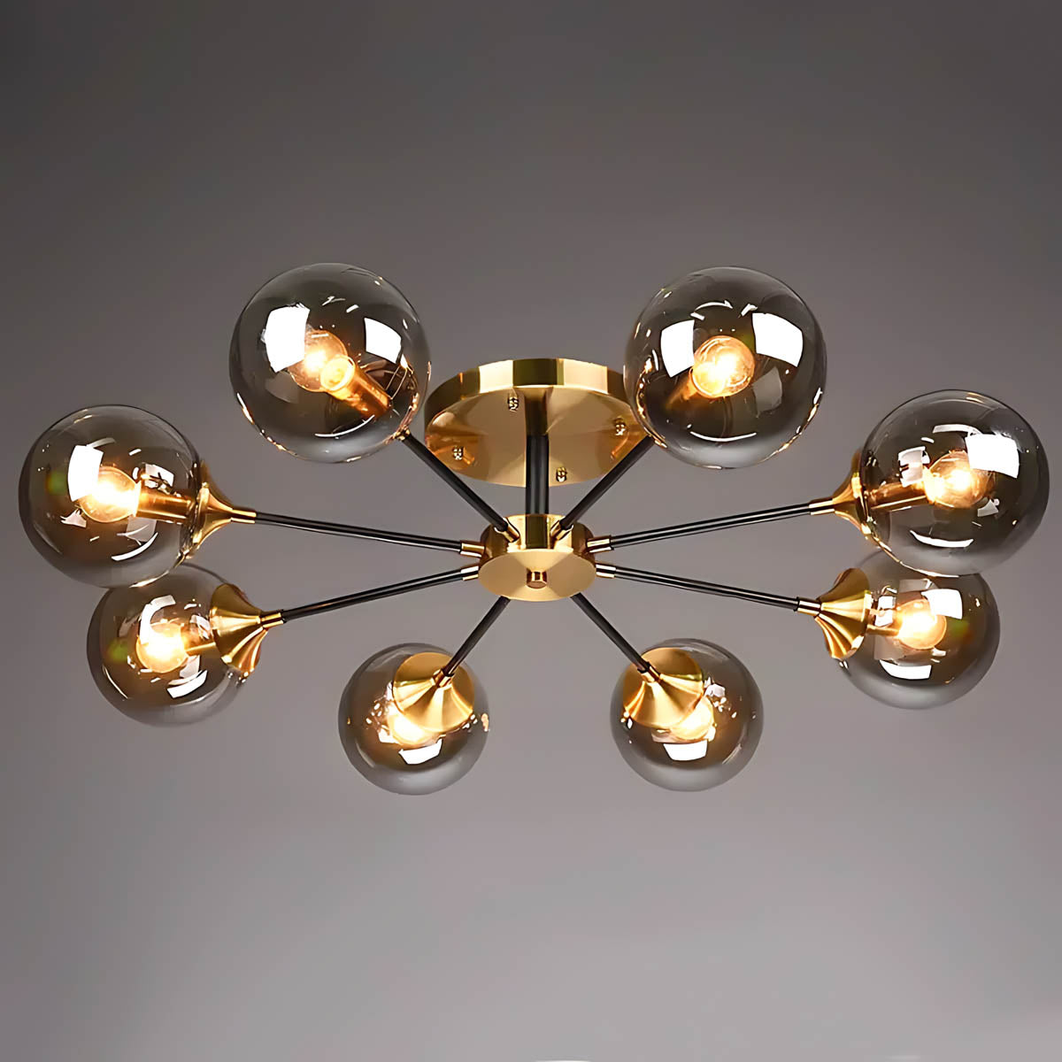 Fenwick Span Glass Chandelier — gallery image 18