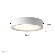 Brier Span Acrylic Ceiling Light — gallery image 15