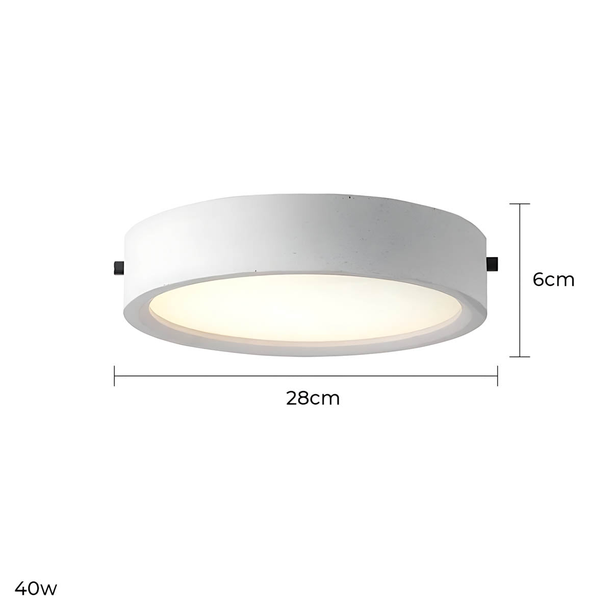 Brier Span Acrylic Ceiling Light — gallery image 15
