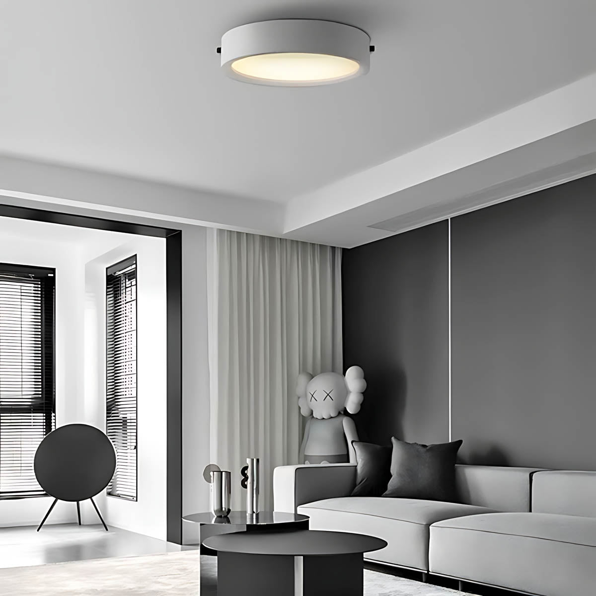 Brier Span Acrylic Ceiling Light — gallery image 5