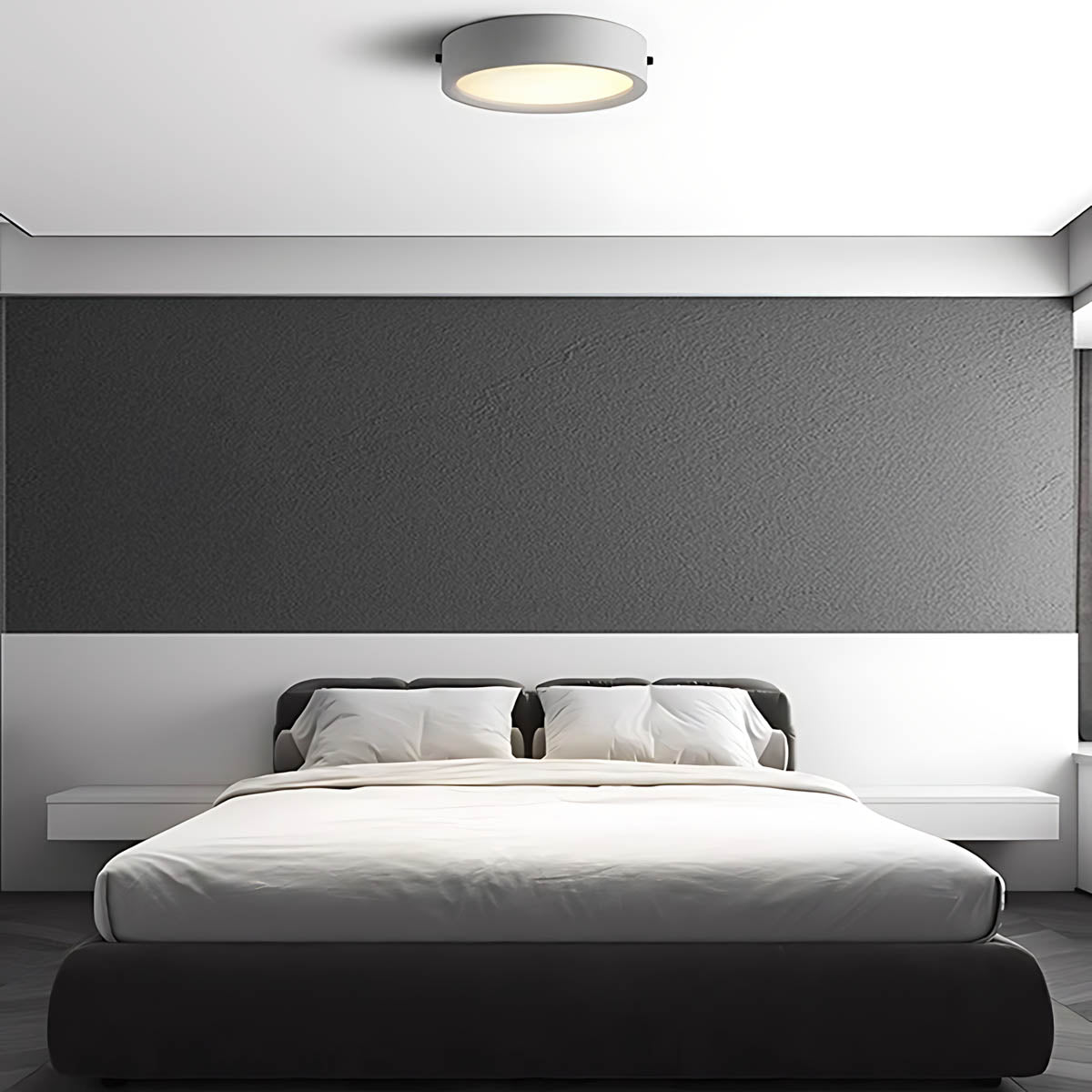 Brier Span Acrylic Ceiling Light — gallery image 7