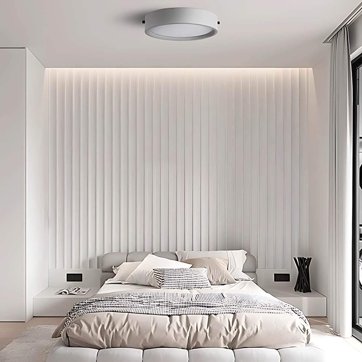 Brier Span Acrylic Ceiling Light — gallery image 6