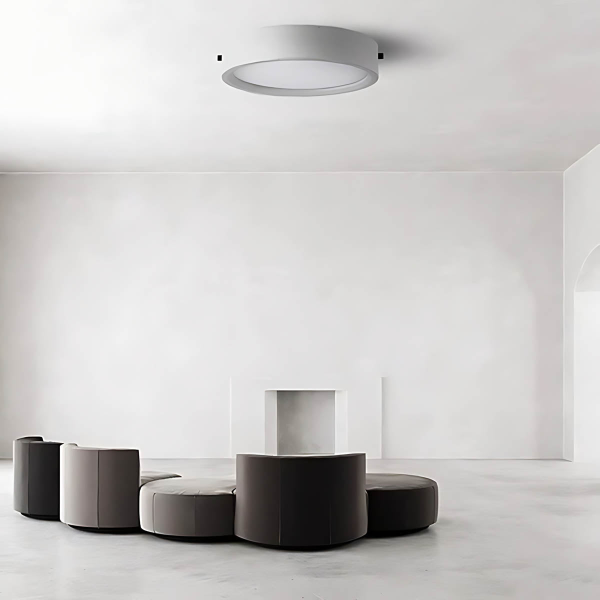 Brier Span Acrylic Ceiling Light — gallery image 3