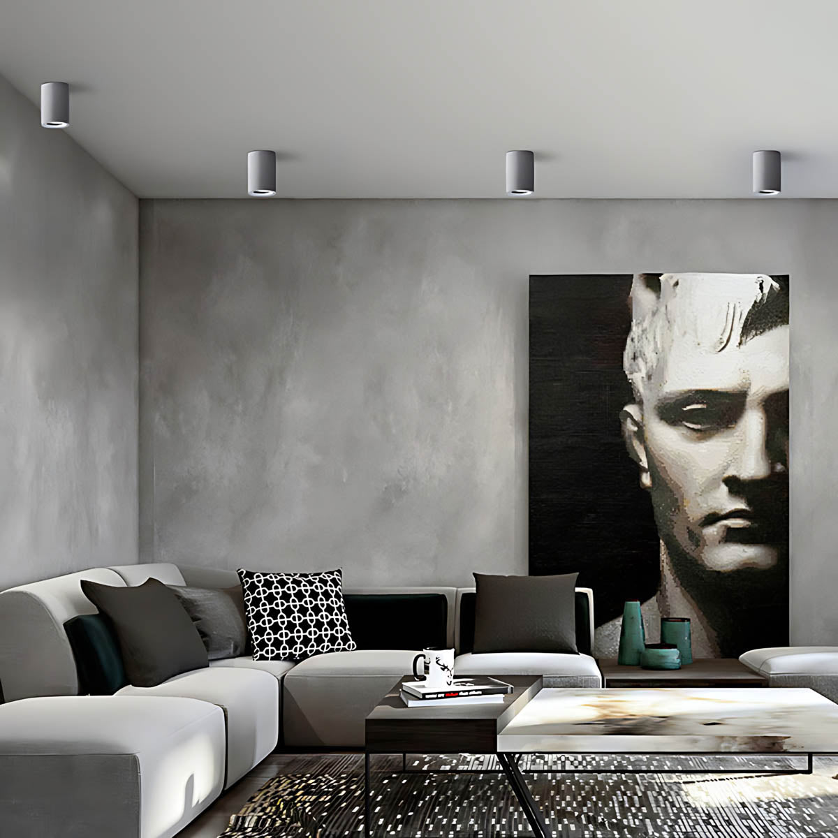 Sequoia Span Iron Ceiling Light — gallery image 7
