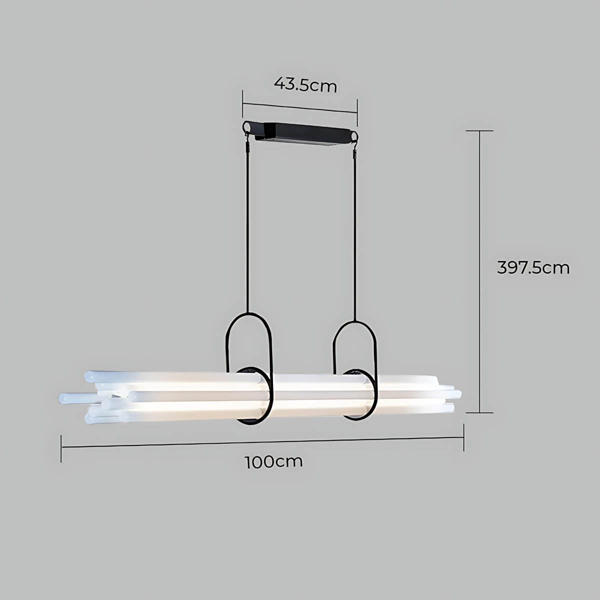 Clover Span Aluminum Linear Ceiling Light — gallery image 13