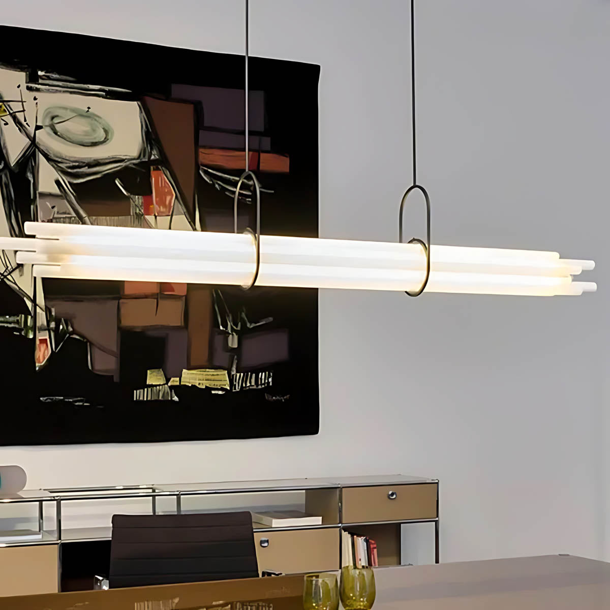 Clover Span Aluminum Linear Ceiling Light — gallery image 5