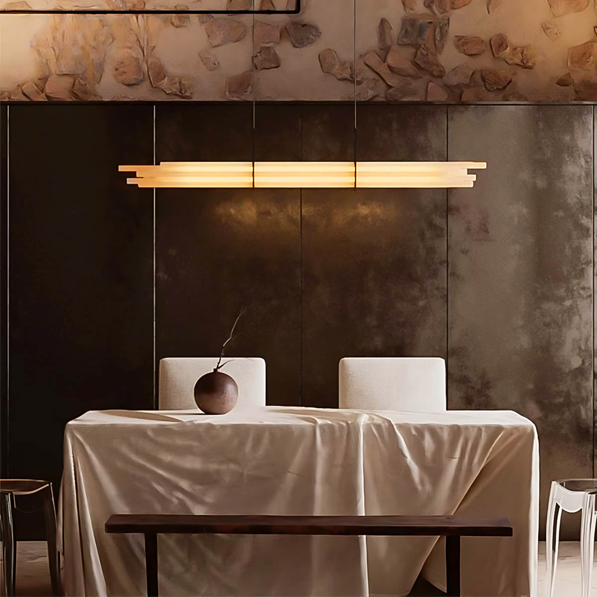 Clover Span Aluminum Linear Ceiling Light — gallery image 2