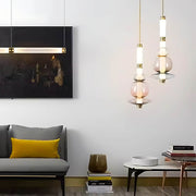 Hazel Span Glass Pebble Chandelier — gallery image 7