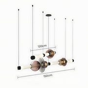 Hazel Span Glass Pebble Chandelier — gallery image 25