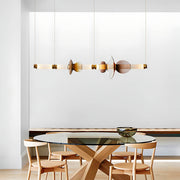 Hazel Span Glass Pebble Chandelier — gallery image 6