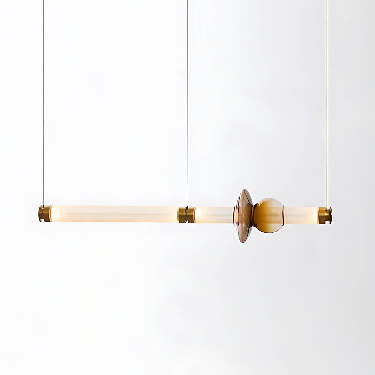 Hazel Span Glass Pebble Chandelier — gallery image 11