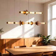 Hazel Span Glass Pebble Chandelier — gallery image 2