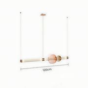 Hazel Span Glass Pebble Chandelier — gallery image 30