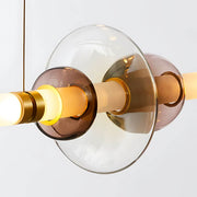 Hazel Span Glass Pebble Chandelier — gallery image 16